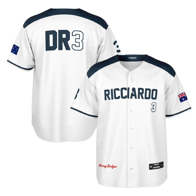 Men's Throwback Rugby Jerseys of Historic Matches and Teams for Rugby History BuffsRicciardo - DR3 Jersey