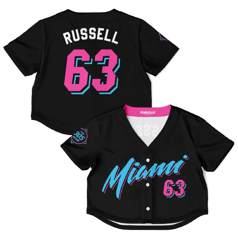 Men's Sustainable Organic Cotton Rugby Jerseys for Eco - Conscious Sports EnthusiastsRussell - Vice City Crop Top Jersey