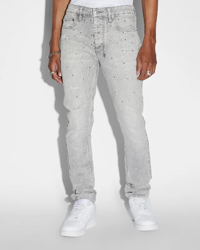 Men's Ripped Skinny Jeans in Acid Wash for an Edgy and Punk - Inspired StyleCHITCH JUPITER GREY