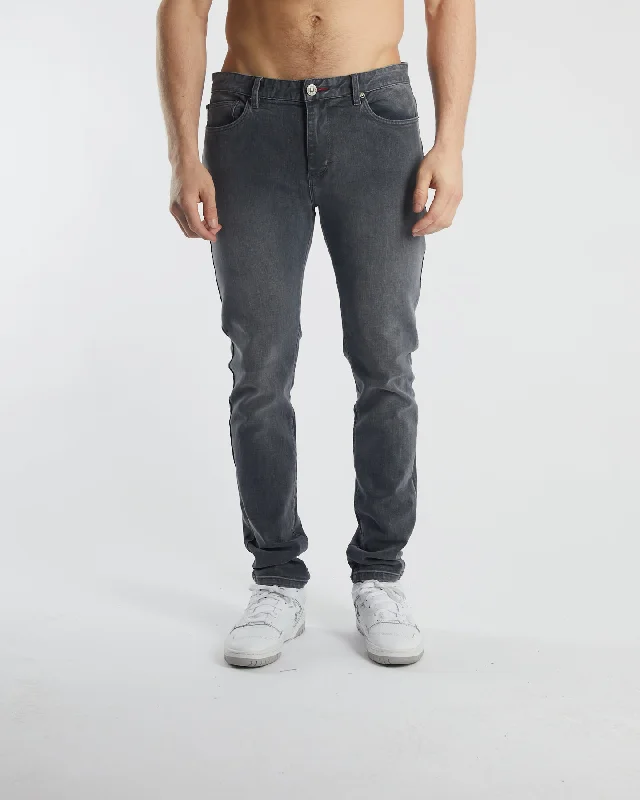 Men's Slim Fit Stretch Jeans in Dark Wash for a Modern and Comfortable LookHolden Tapered Grey