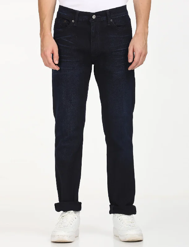 Men's High - Waisted Jeans in a Medium Wash for a Vintage - Style RevivalMen's 511 Slim Fit Navy Jeans