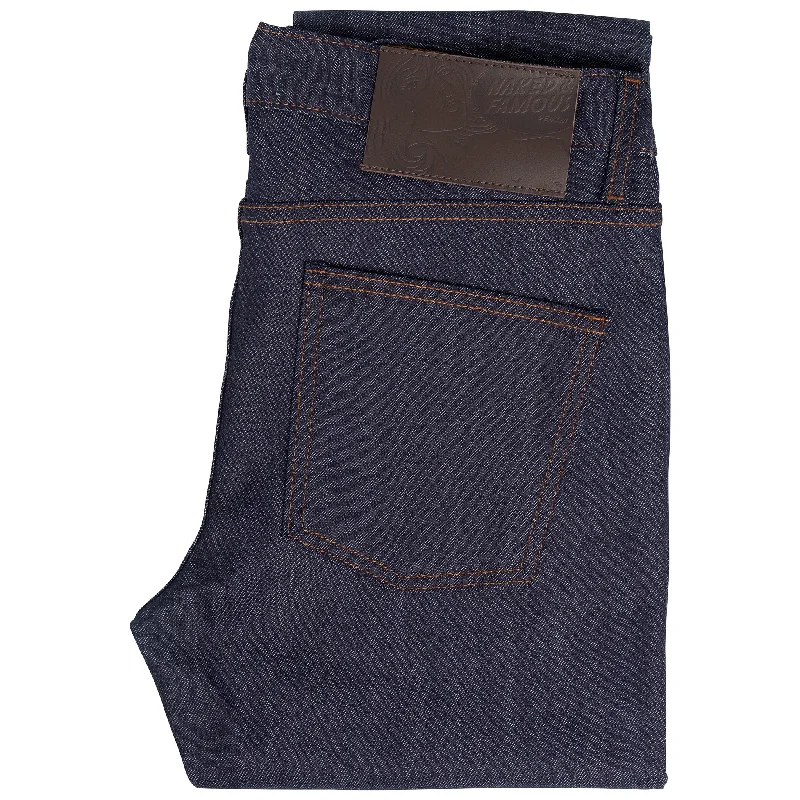 Men's Straight Leg Raw Denim Jeans for a Minimalist and Durable OptionSkinny Guy - Indigo Power Stretch