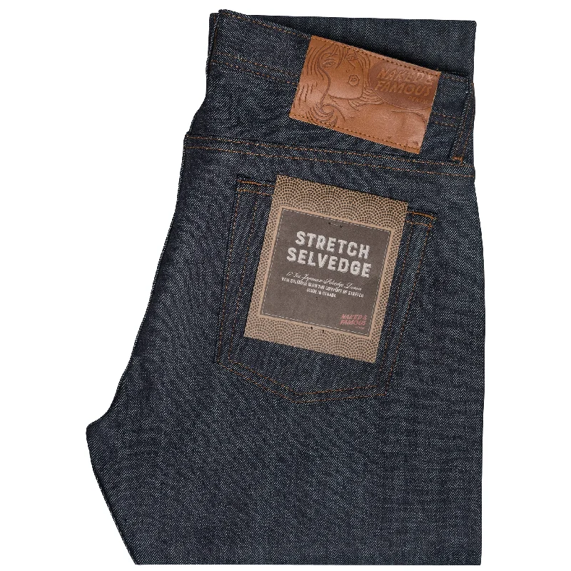 Men's Jeans with a Button - Fly for a Traditional and Classic AestheticWeird Guy - Stretch Selvedge