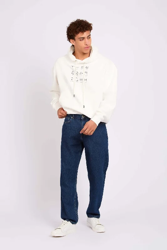 Men's Jeans with a Frayed Hem for a Casual and Effortless StyleDenim