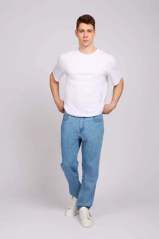 Men's Jeans with a Cargo - Inspired Knee Pocket for Extra StorageDenim