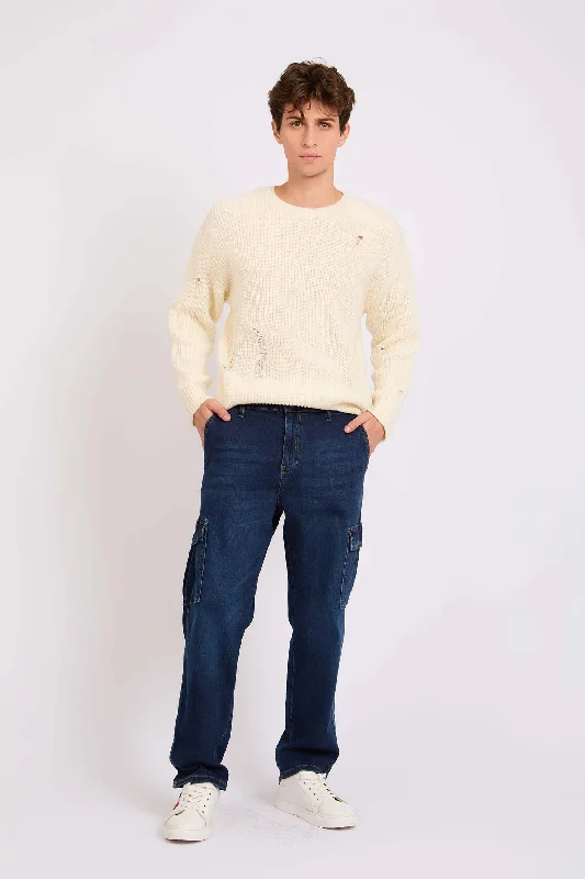 Men's Low - Rise Jeans in a Light Wash for a Casual and Youthful LookDenim