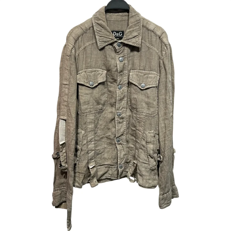 Plus - size men jackets with adjustable drawstrings for a comfortable fitVintage/DOLCE&GABBANA/Deck Jkt/L/Cotton/CML/CARGO