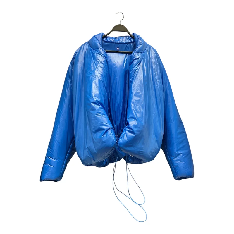 Men jackets with a built - in hood that can be stowed away when not in useYEEZY/Puffer Jkt/XL/Nylon/BLU/PUFFERCOATYZYNYLON