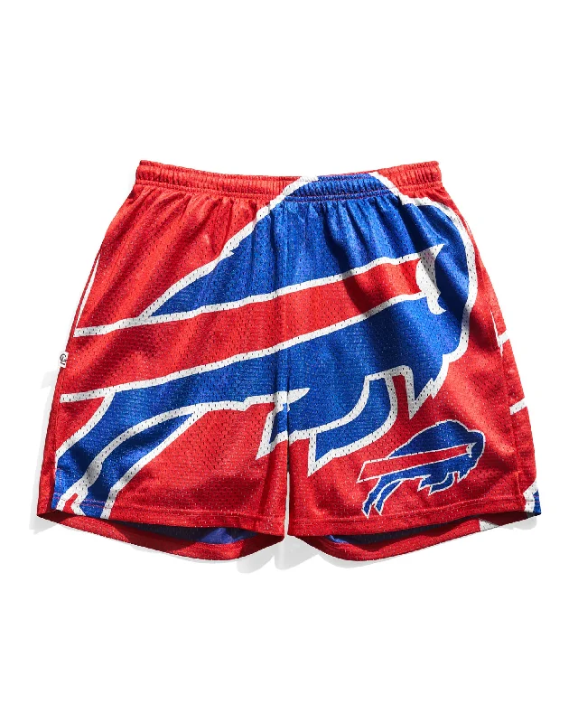 Men jackets with a hidden interior pocket for secure storageBuffalo Bills Big Logo Retro Shorts