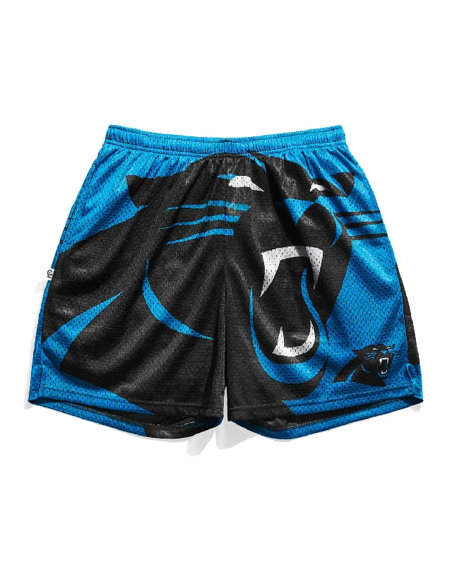 Embroidered men jackets with intricate floral designs for a unique aestheticCarolina Panthers Big Logo Retro Shorts