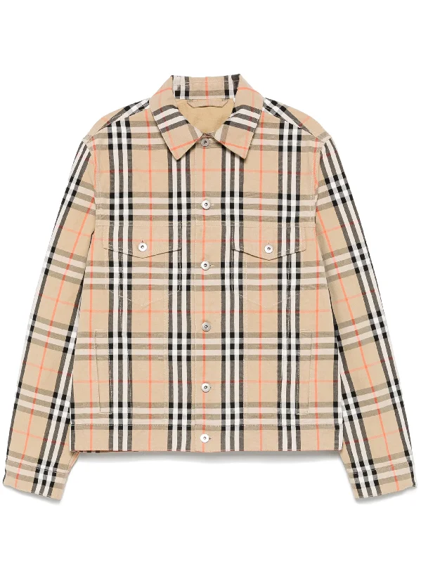 Men jackets with a zip - off sleeves to convert to a vestChecked Jacket