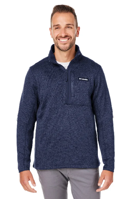 Plus - size men jackets with adjustable drawstrings for a comfortable fitColumbia Mens Sweater Weather Full Zip Jacket - Collegiate Navy Blue