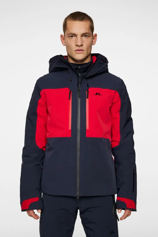 Down - filled men jackets in bright colors for winter fashionOmnia Pro Jacket