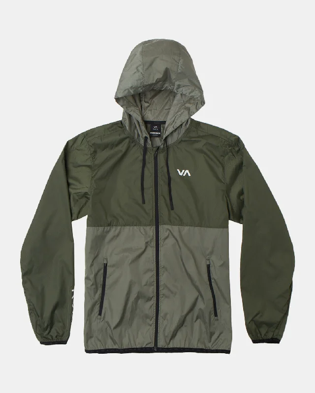 Stretch - fabric men jackets for unrestricted movement during workoutsHexstop IV Hooded Jacket - Cactus