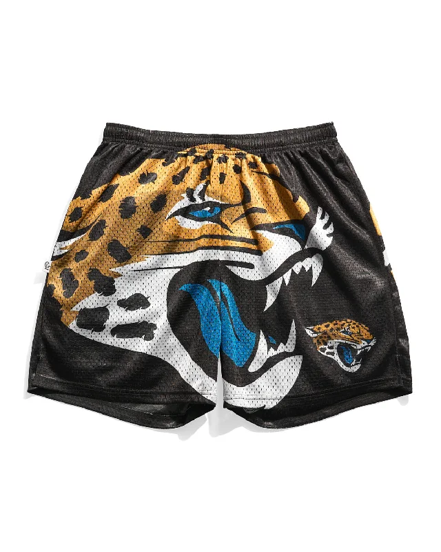 Stretch - fabric men jackets for unrestricted movement during workoutsJacksonville Jaguars Big Logo Retro Shorts