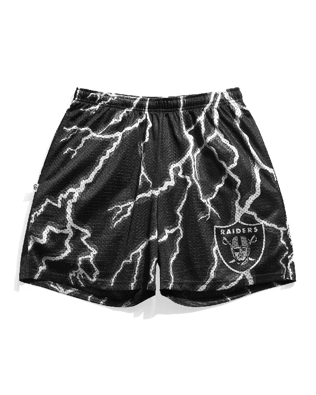 Men jackets with a zip - off sleeves to convert to a vestLas Vegas Raiders Lightning Retro Shorts