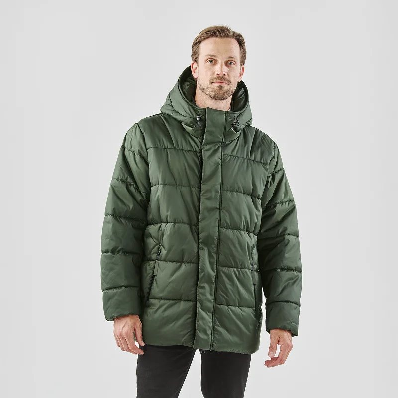 Men jackets with a hidden interior pocket for secure storageMen's Elkridge Parka - TXO-1M