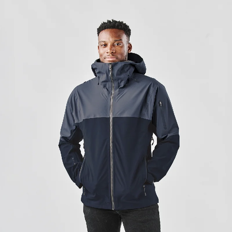 Men jackets with a hidden interior pocket for secure storageMen's Vertex Stormshell - RX-2