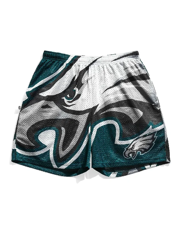 Men jackets with a hidden interior pocket for secure storagePhiladelphia Eagles Big Logo Retro Shorts