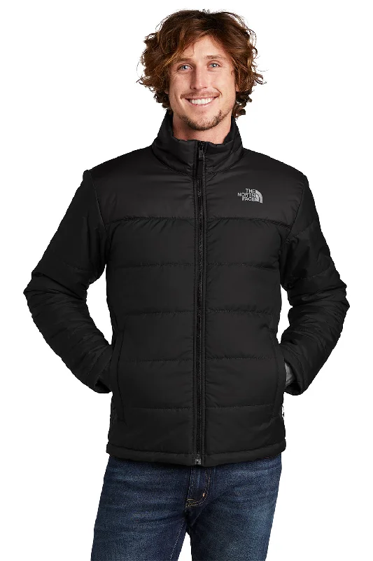 Windbreaker men jackets with UV protection for outdoor activitiesThe North Face Mens Everyday Water Resistant Insulated Full Zip Jacket - Black