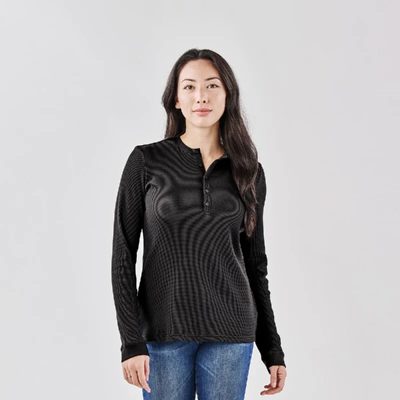 Lightweight men jackets made from recycled nylon for eco - friendly travelWomen's Ashburn Henley - WK-2W