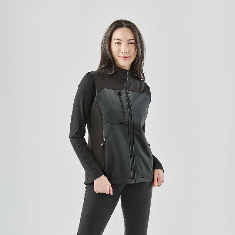 Performance - driven men jackets with breathable fabric for sportsWomen's Cascades Softshell Vest - BHV-3W