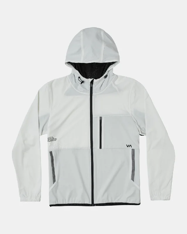 Tailored men jackets to pair with formal trousers for business meetingsYogger Zip-Up Hooded Jacket II - Off White