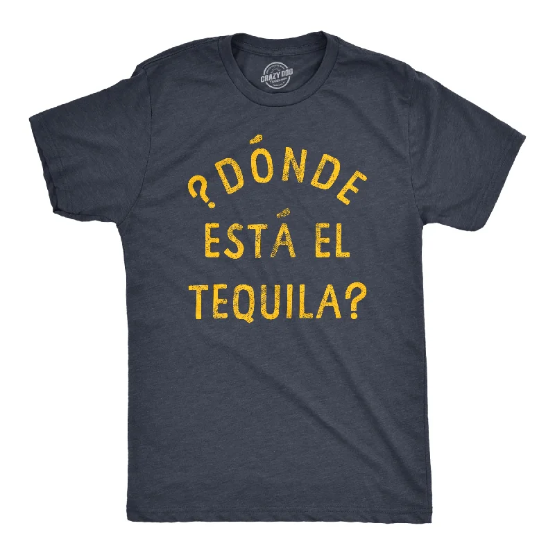 Men's eco - friendly recycled t - shirts for sustainable fashion choicesMen's eco - friendly recycled t - shirts for sustainable fashion choicesDonde Esta El Tequila Men's T Shirt