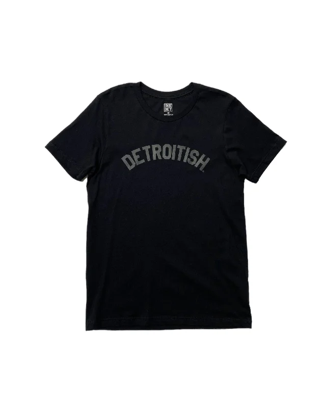 Men's mock - neck t - shirts with a modern and sleek styleMen's mock - neck t - shirts with a modern and sleek styleInk Detroit Detroitish T-Shirt - Black on Black