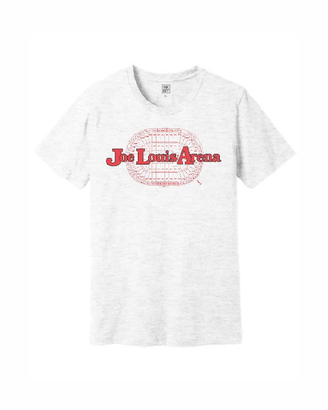 Men's thermal t - shirts with a high - neck design for cold weatherMen's thermal t - shirts with a high - neck design for cold weatherInk Detroit Vintage Joe Louis Arena T-Shirt - Ash