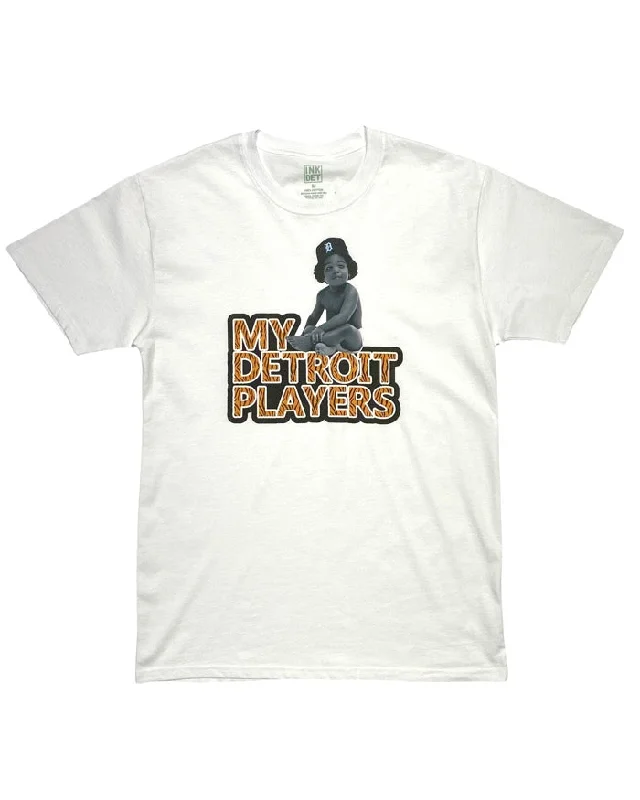 Men's plus - size pocket t - shirts with a classic lookMen's plus - size pocket t - shirts with a classic lookInk Detroit - My Detroit Players - T-Shirt - White