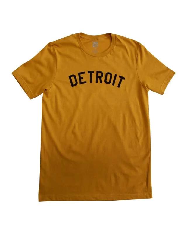 Men's moisture - wicking athletic t - shirts for intense workoutsMen's moisture - wicking athletic t - shirts for intense workoutsInk Detroit Basic T-Shirt - Mustard