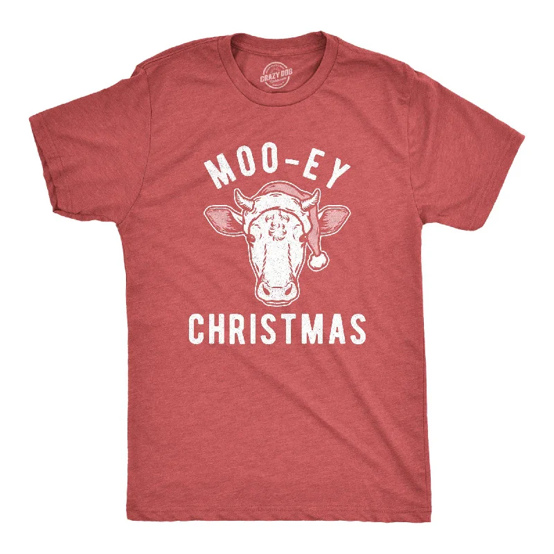 Men's distressed denim - look t - shirts with a rugged appealMen's distressed denim - look t - shirts with a rugged appealMoo-ey Christmas Men's T Shirt