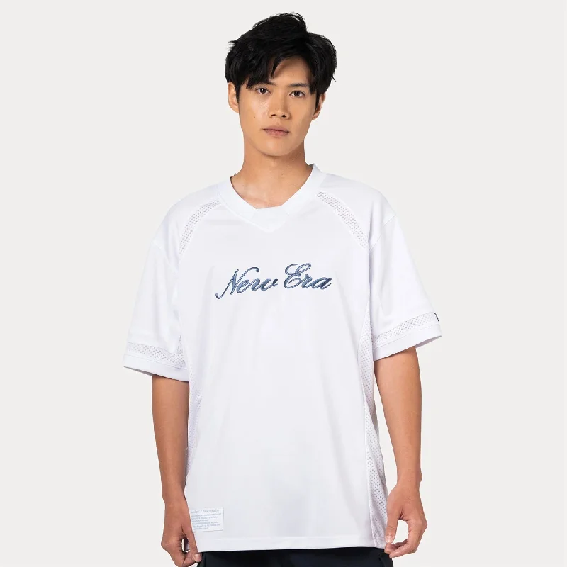 Men's eco - friendly recycled t - shirts for sustainable fashion choicesMen's eco - friendly recycled t - shirts for sustainable fashion choicesNew Era Heritage White Football Jersey