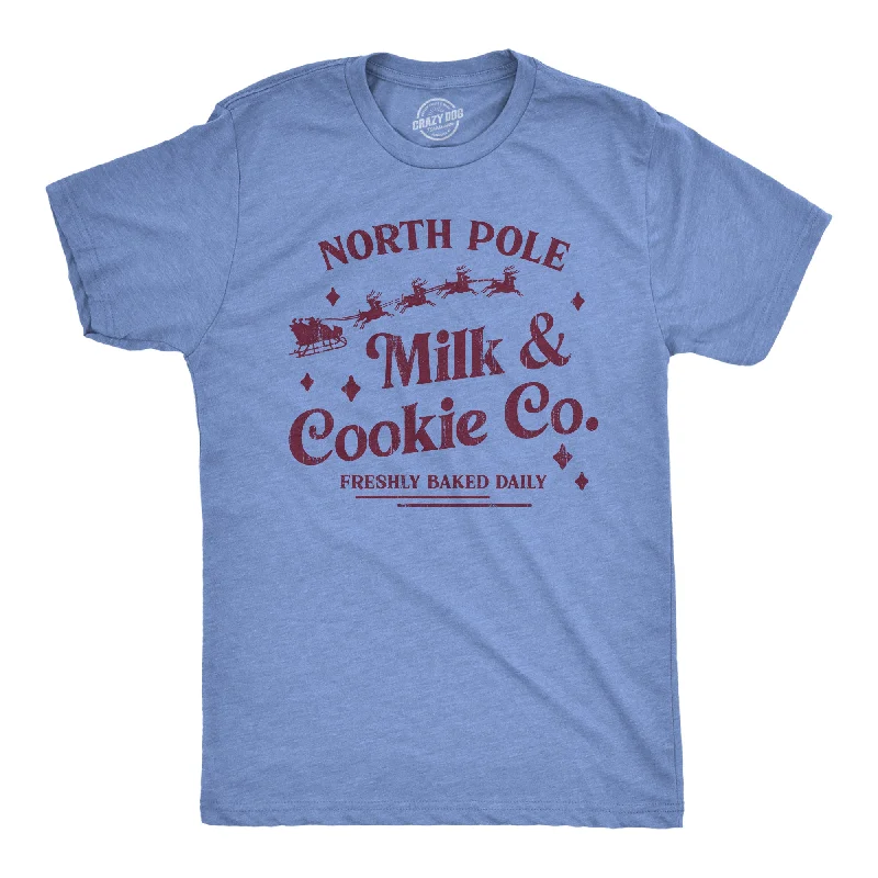 Men's polo t - shirts with a contrast collar for a preppy lookMen's polo t - shirts with a contrast collar for a preppy lookNorth Pole Milk And Cookie Co Men's T Shirt