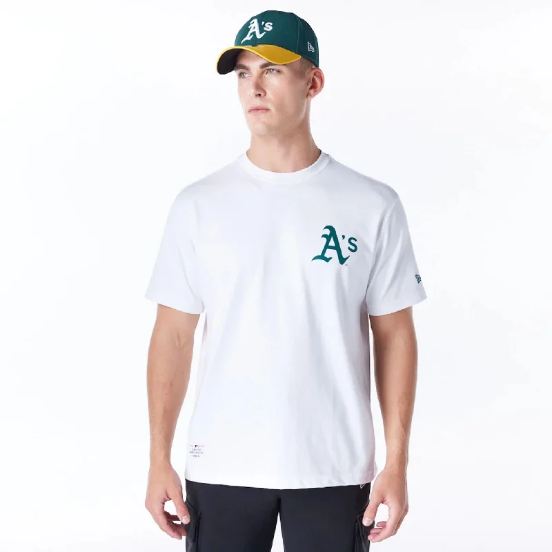 Men's organic cotton crew - neck t - shirts for everyday comfortMen's organic cotton crew - neck t - shirts for everyday comfortOakland Athletics MLB Home New Era Korea White T-Shirt