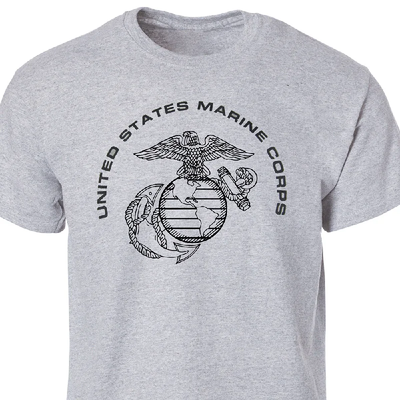 Men's organic cotton crew - neck t - shirts for everyday comfortMen's organic cotton crew - neck t - shirts for everyday comfortUnited States Marine Corps T-Shirt