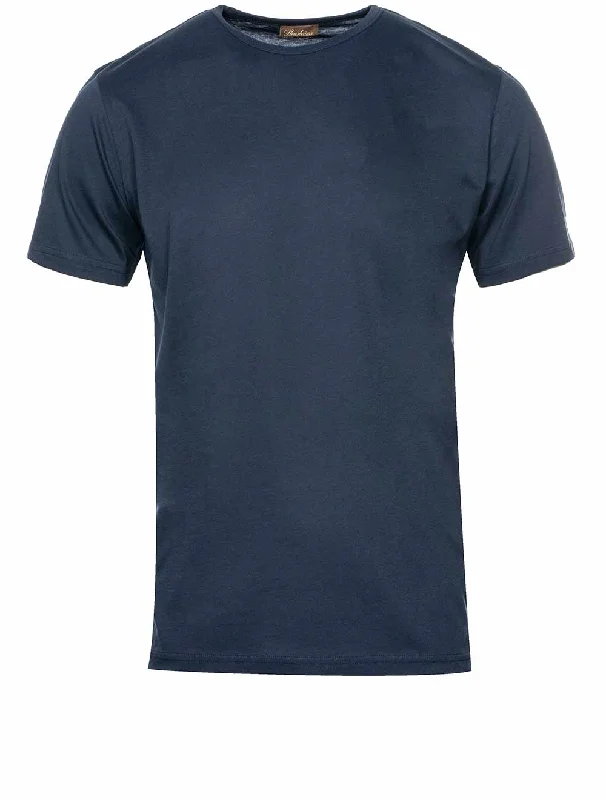 Men's organic cotton crew - neck t - shirts for everyday comfortMen's organic cotton crew - neck t - shirts for everyday comfortSolid Cotton T-shirt Navy