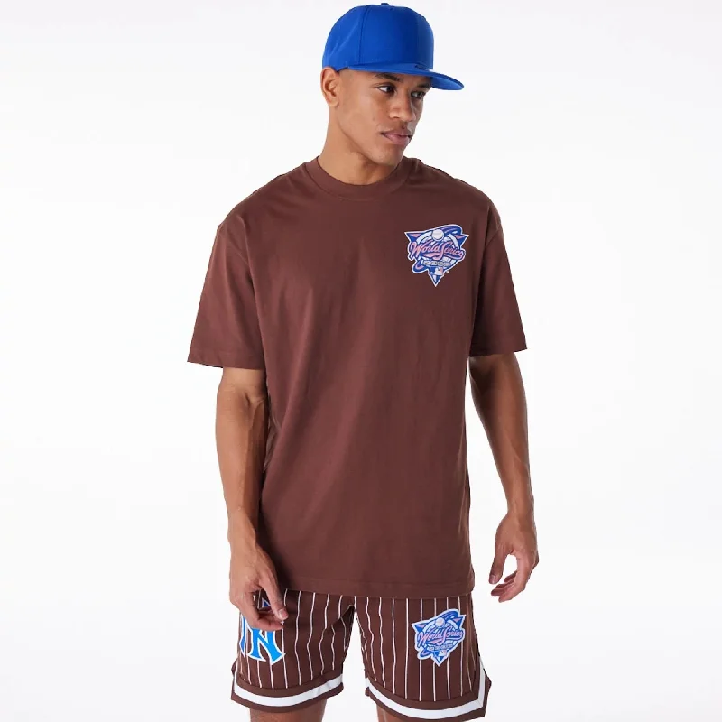 Men's eco - friendly recycled t - shirts for sustainable fashion choicesMen's eco - friendly recycled t - shirts for sustainable fashion choicesSubway Series New Era Australia Brown Oversized T-Shirt