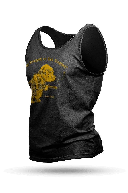 Men's distressed denim - look t - shirts with a rugged appealMen's distressed denim - look t - shirts with a rugged appealMen's Tank Top - Pooh Bear