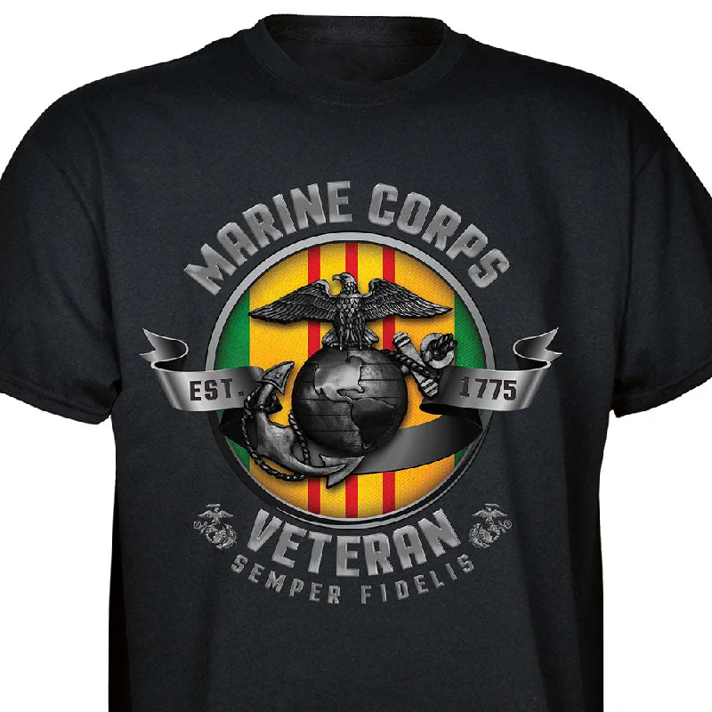 Men's eco - friendly recycled t - shirts for sustainable fashion choicesMen's eco - friendly recycled t - shirts for sustainable fashion choicesCustomizable by Conflict Marine Corps Veterans T-shirt